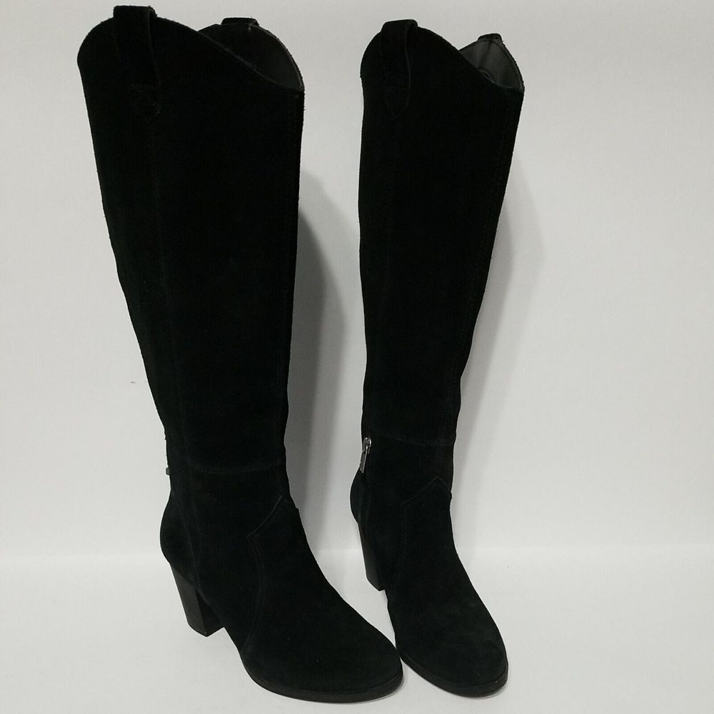 Koolaburra by UGG Elinda Sz US 5 M EU 36 Women Suede Western Boots 1114739 Black